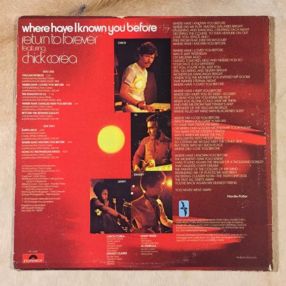 Return Of Forever -“Where Have I Known You Before” - Picture 2 of 5